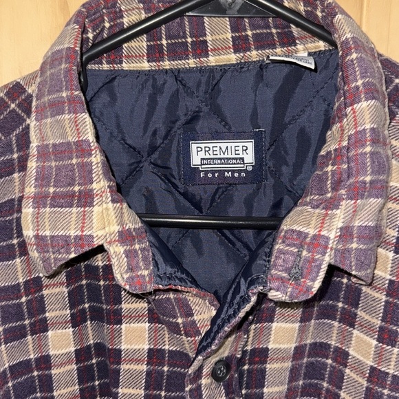 Vintage Premier Quilted- Brown and Cream Flannel Shacket - Picture 2 of 6